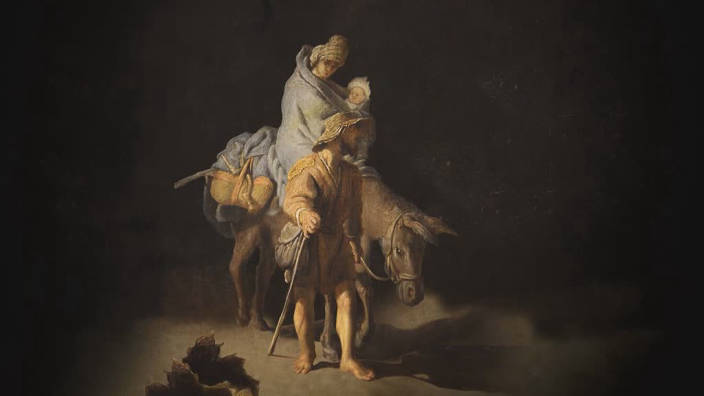 016. La fuite en Egypte - Rembrandt